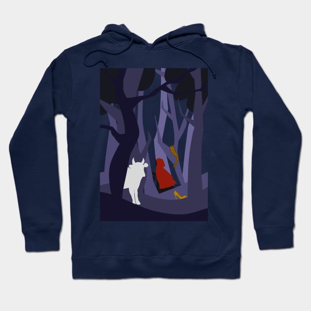 Into The Woods Forest Hoodie by byebyesally